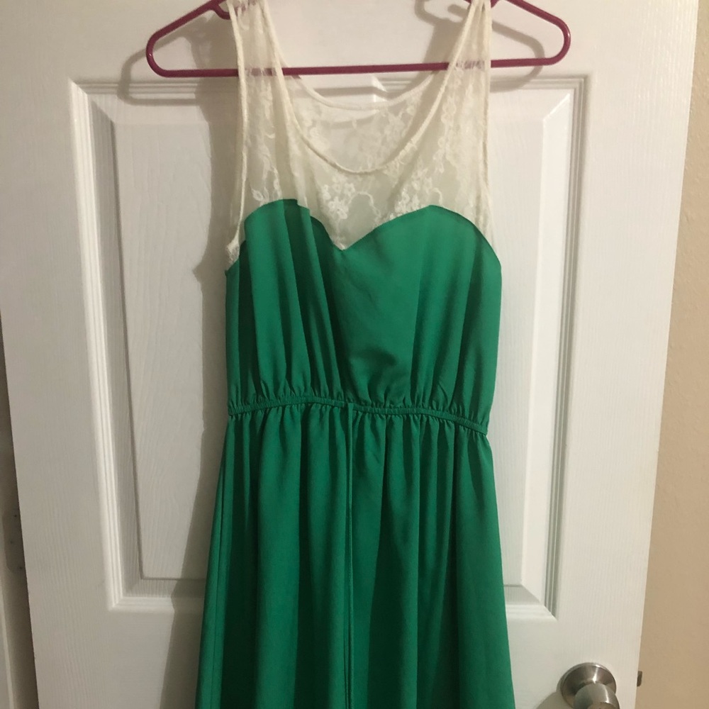 Green dress
